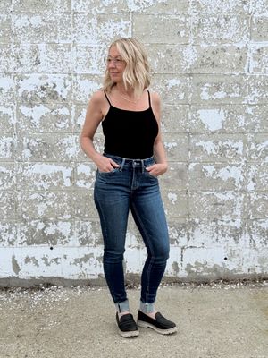 Luna Cuffed skinny jean