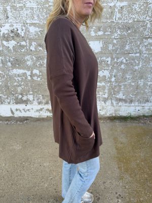 Marabelle Brown Dolman Longsleeve