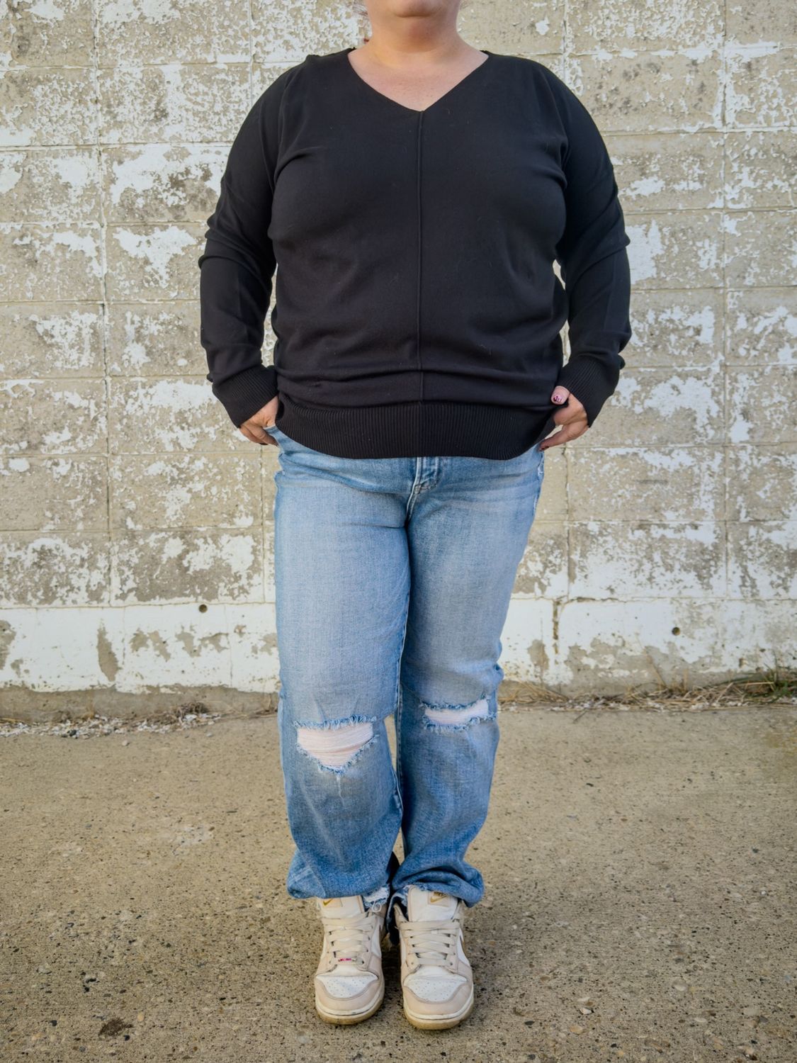 Simone Black Dolman *Curvey