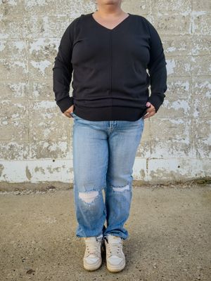 Simone Black Dolman *Curvey