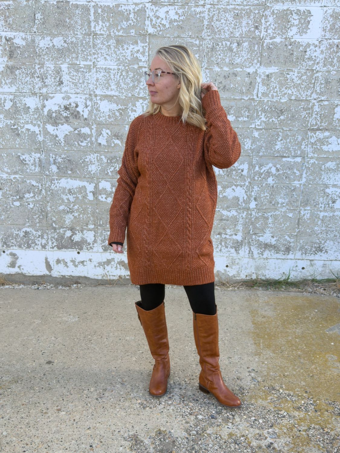 Mira Cable Knit Dress  Regular &amp; Curvy