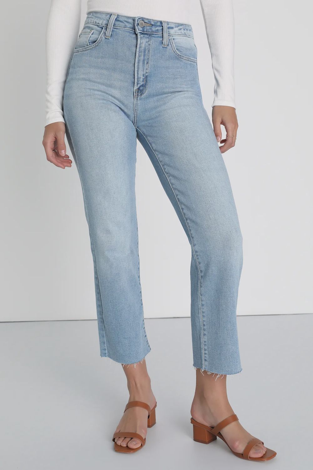 Straaight Raw Hem Lola Denver