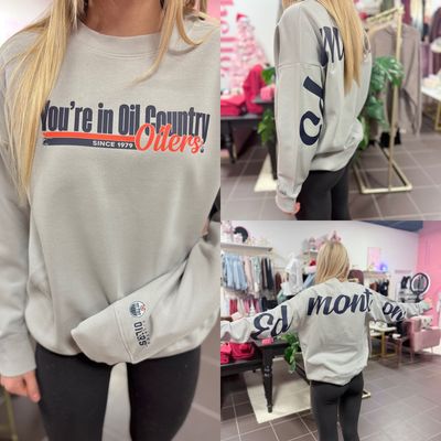 EDMONTON OILERS SWEATER PRE ORDER