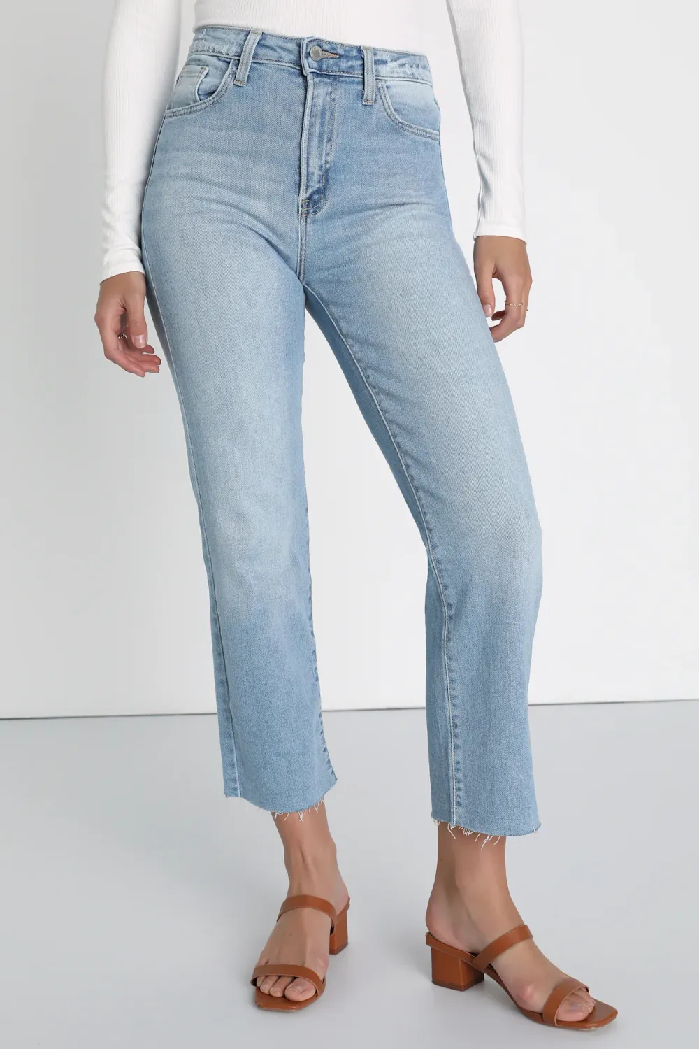 Straight Raw Hem Lola Denver