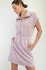 MODAL SCUBA LUXE HALF ZIP MINI DRESS