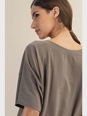 COTTON LYCRA SUMMER TEE ROMPER