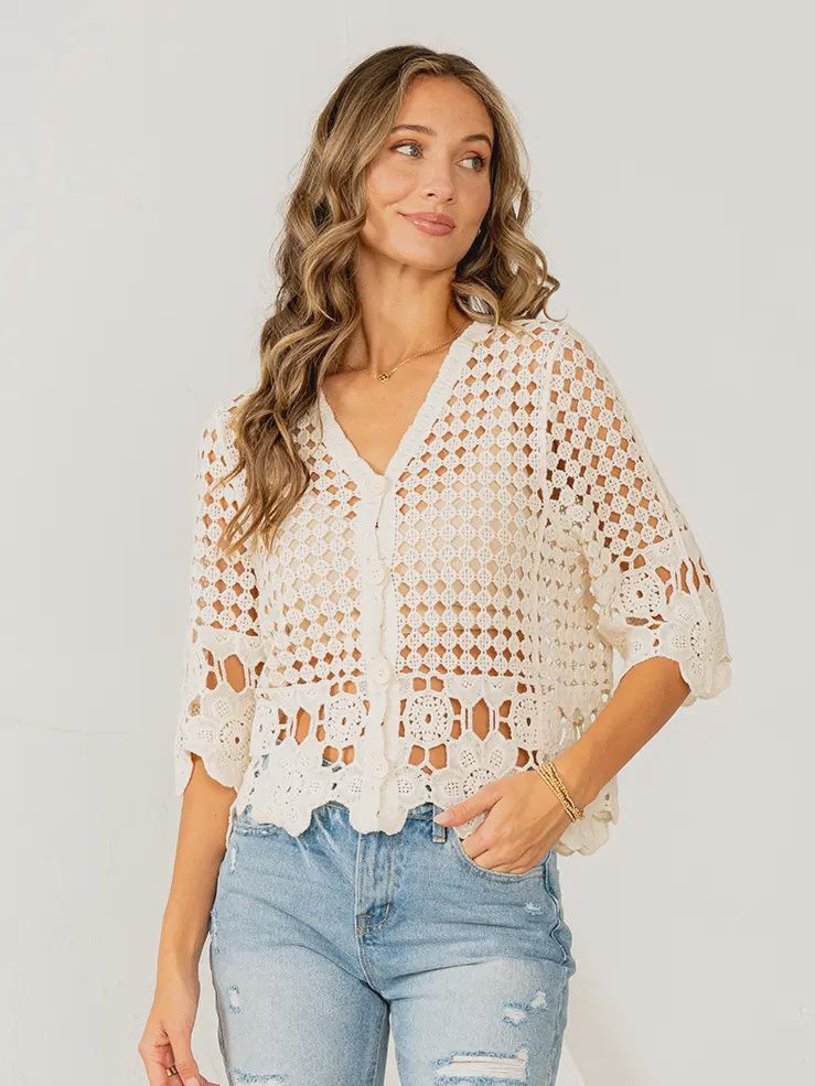 June Crochet top
