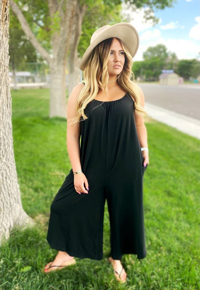 Maren Black Romper