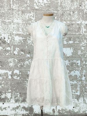Lace &amp; Bloom Mini Dress