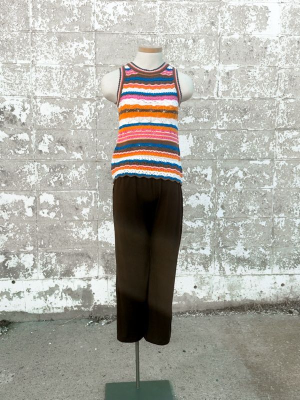 Marlo Stripe knit tank