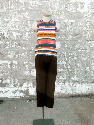 Marlo Stripe knit tank
