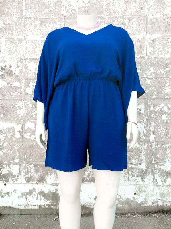 Camille short romper *Plus
