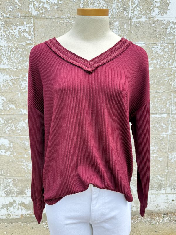 Ruby Orchard Waffle Long Sleeve
