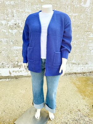 Cobalt Cozy Cardigan