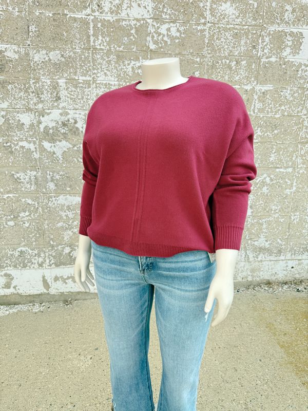 Berry Everyday Sweater
