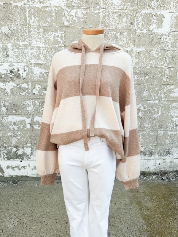 Cozy Cabin Stripe Hoodie