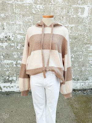 Cozy Cabin Stripe Hoodie