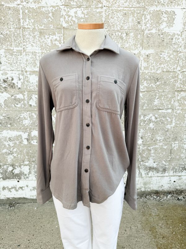 Taupe Utility Shirt