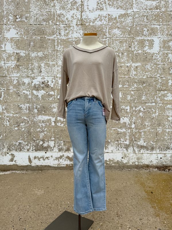 Alina v neck long sleeve top