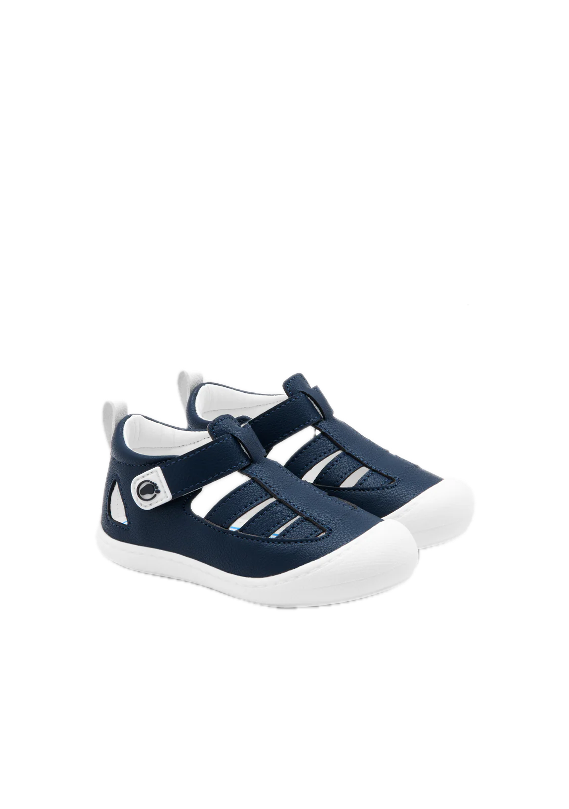 Zapatillas Tecnobaby metallized azul marino TESH505013