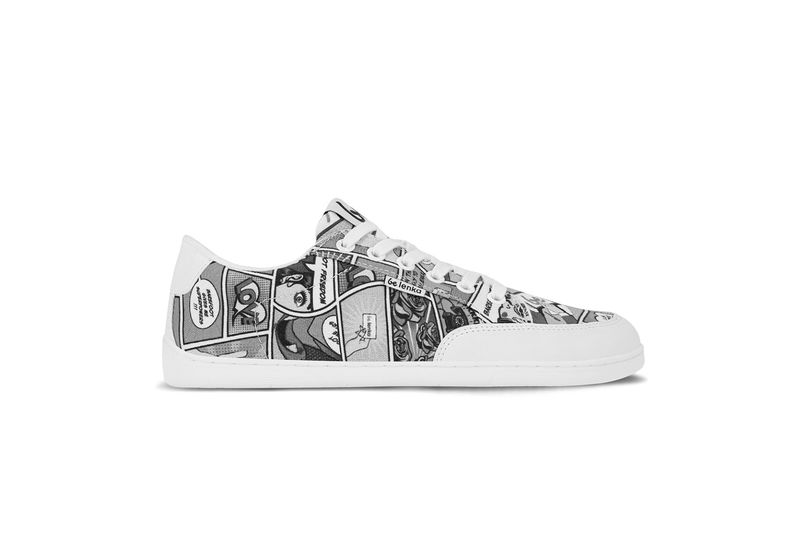 Barefoot zapatillas Be Lenka Rebound - Comics Black & White