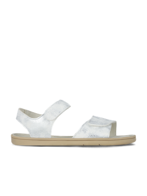 Sandalias descalzas para niños Be Lenka Miami Junior - Off-White Sparkle