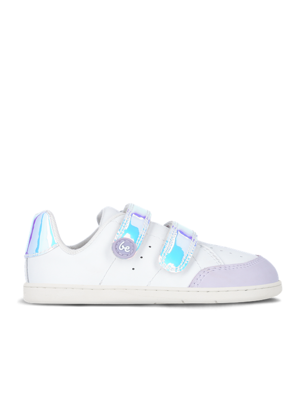 Barefoot zapatillas de niños Be Lenka Energise Kids - White & Iridescent