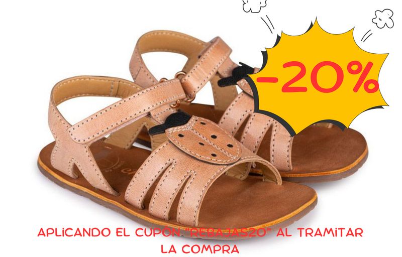 Chetto 1125015 Sandalia mariquita rosa
