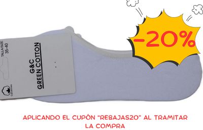 Pack calcetines pinky blanco Niño/Mujer