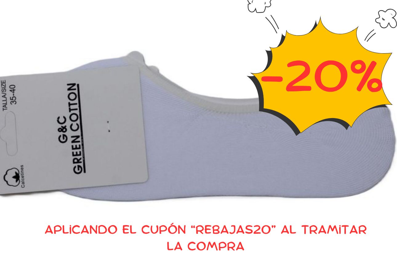 Pack calcetines pinky blanco Niño/Mujer