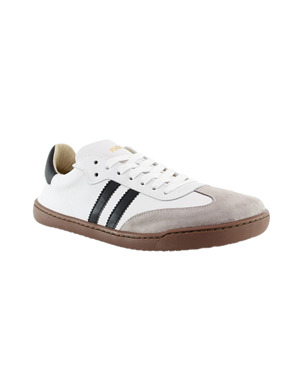 Flexinens – Deportiva barefoot blanca-negra 9026-X - Adultos