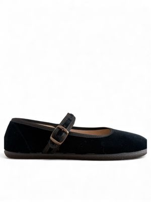 Merceditas mujer  Batilas XL07/051 Terciopelo Negro