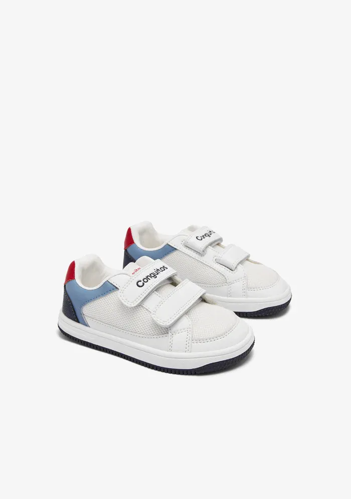 Conguitos Barefoot Goflex Blancas y Azules COSH328007