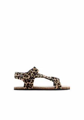 Sandalias B&W Barefoot Goflex Leopardo BWSH414002