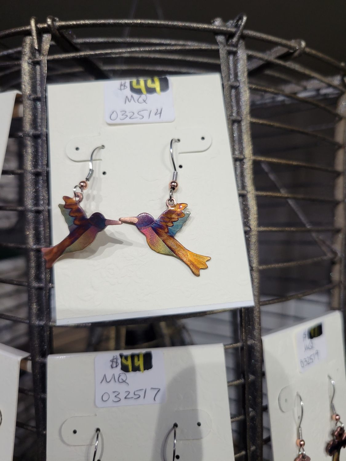 hummingbird earring 2