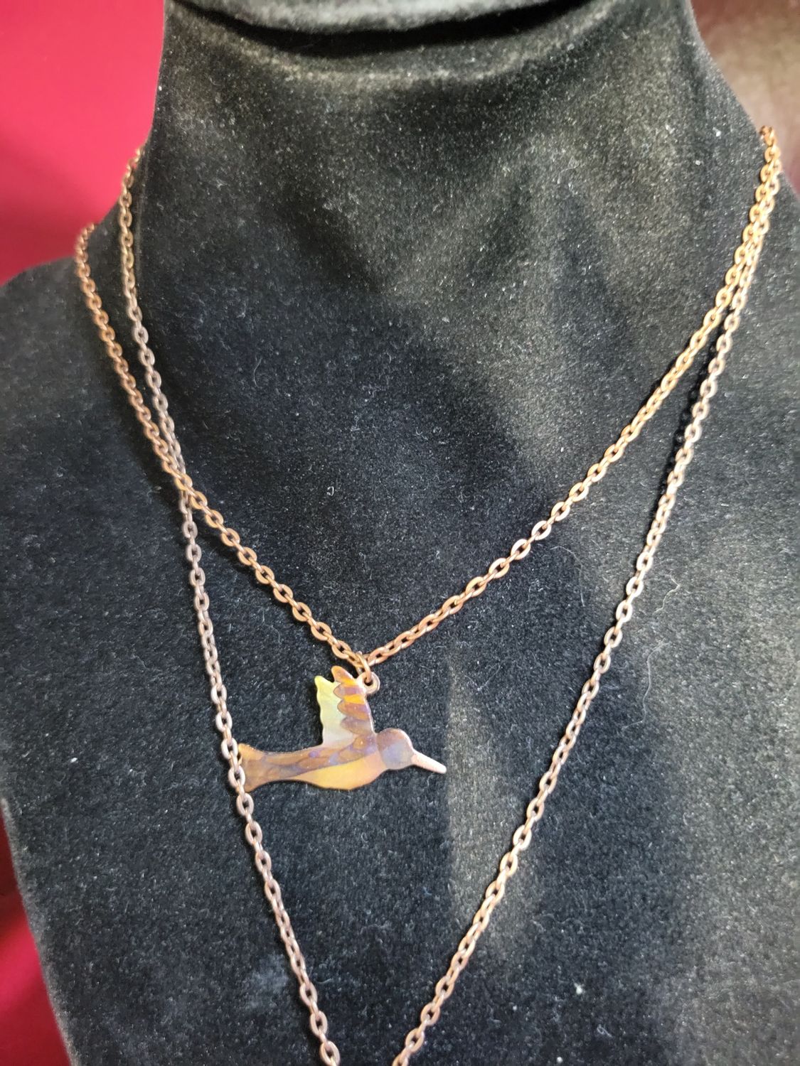 hummingbird necklace 3
