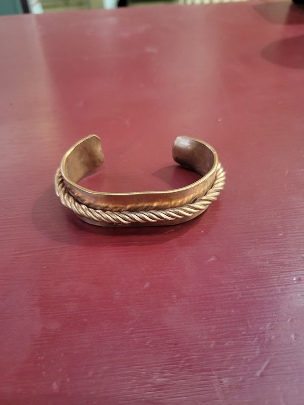 plain copper bracelet