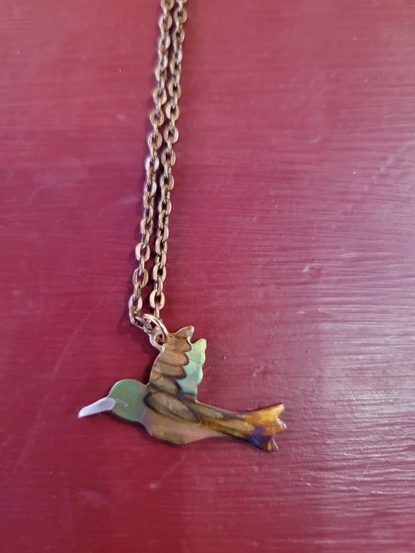hummingbird necklace 2