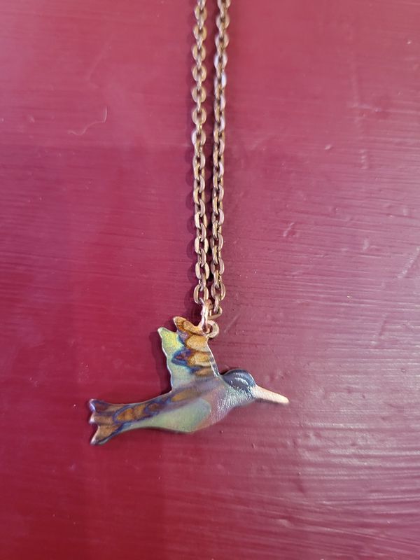 hummingbird necklace 1