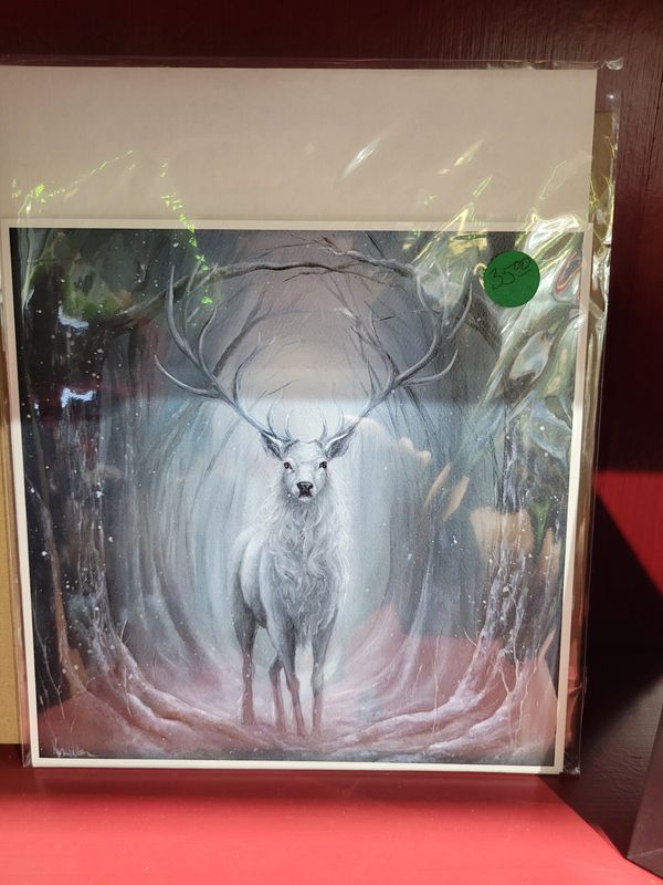 Yule stag print