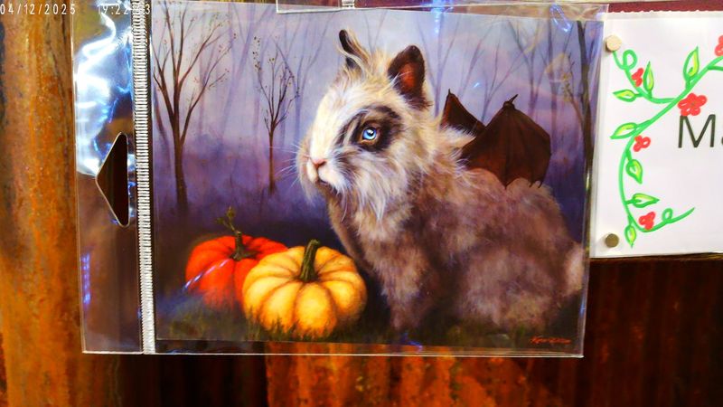 Bat Hare day Magnet