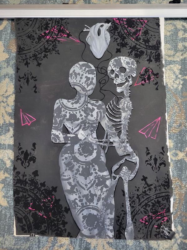 Skeleton couple