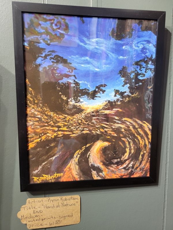 Hand of nature signed &amp; numbered print
