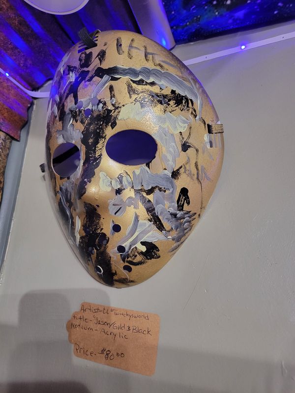 Jason&#39;s gold and black mask