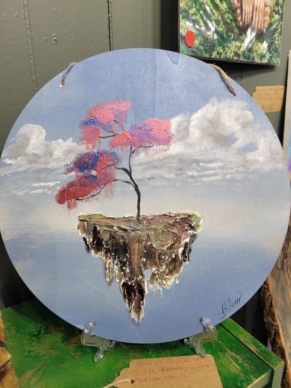 Tree on floating island