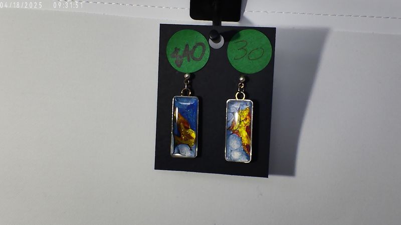 Acrylic Bloom Earrings 30