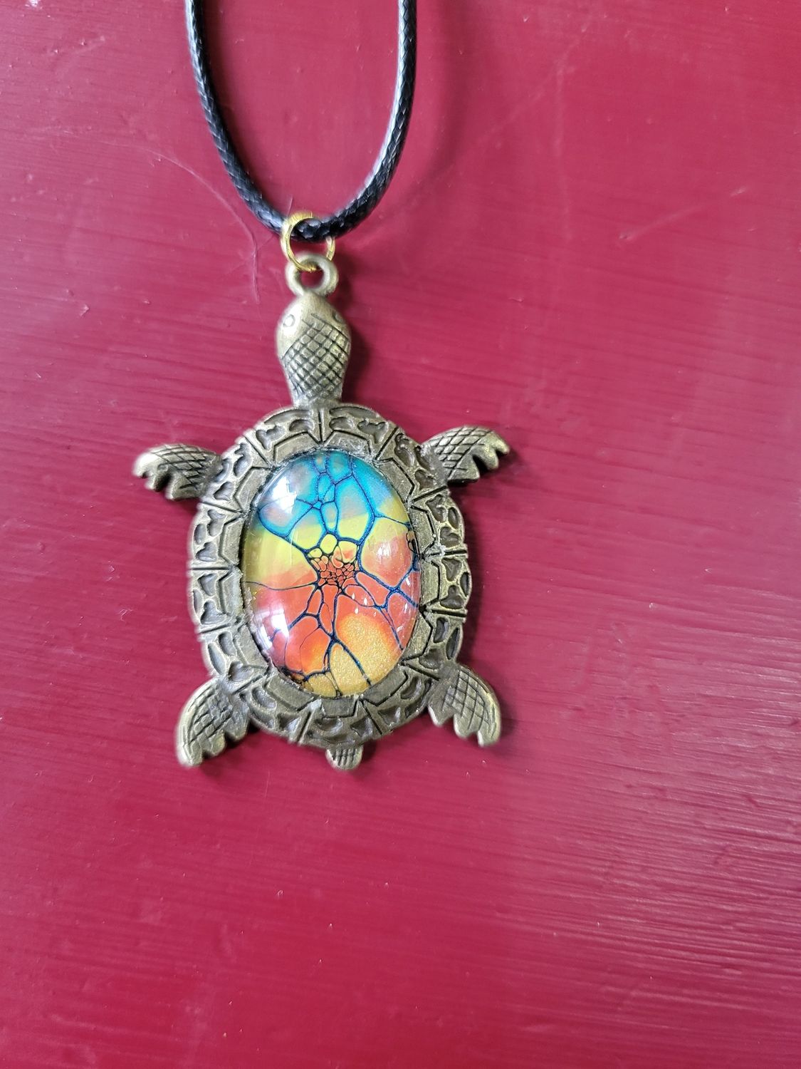 Turtle Acrylic Bloom Necklace 6