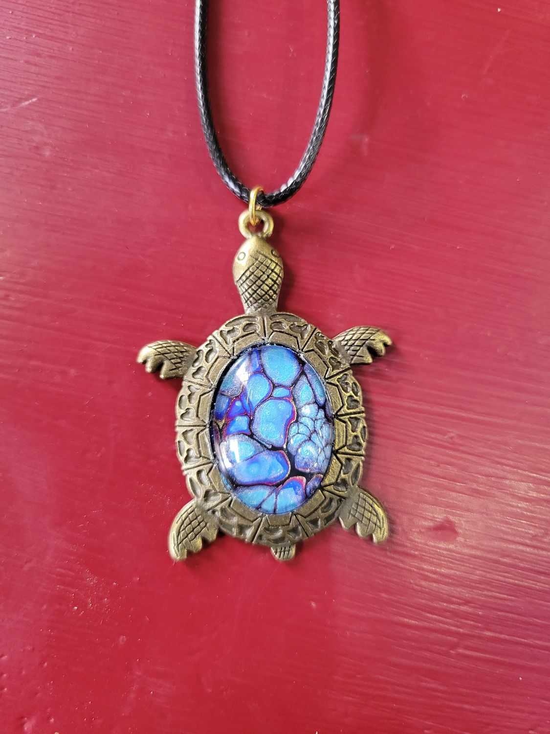 Turtle Acrylic Bloom Necklace 5