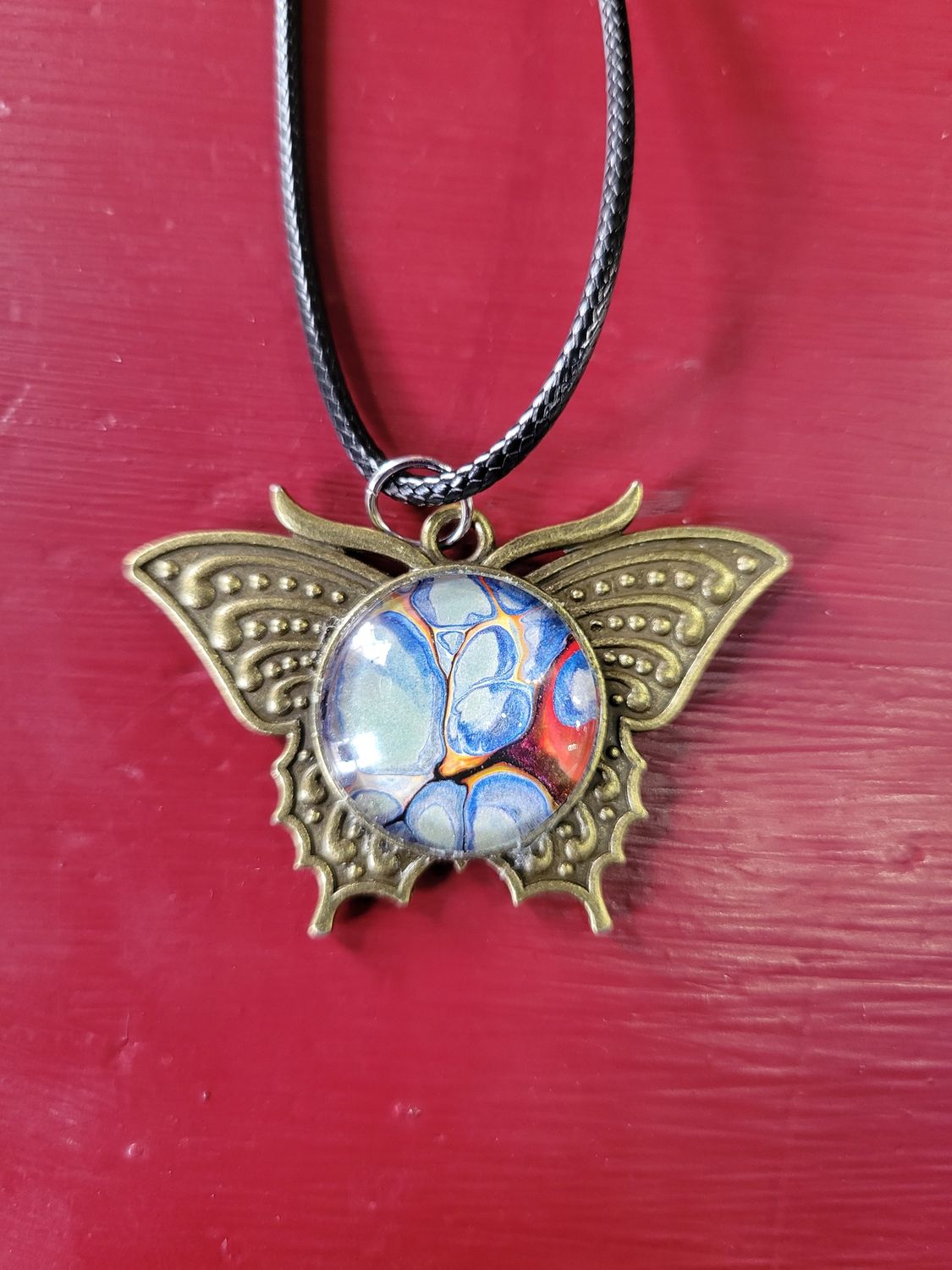 Butterfly Acrylic Bloom Necklace 1