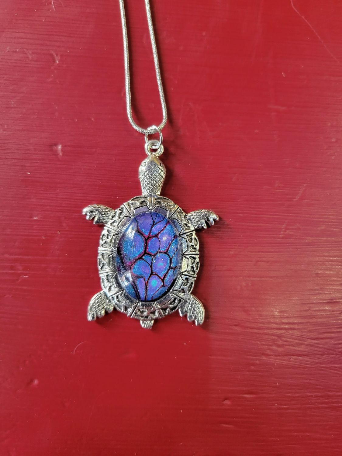 Turtle Acrylic Bloom Necklace 2